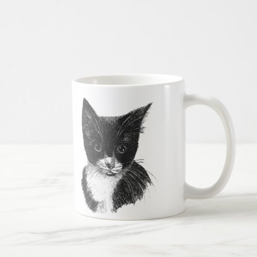 Tuxedo Chat Mug (Droite)
