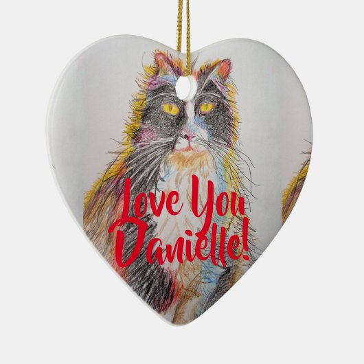 Tuxedo Chat Noir Aimer Vous Femmes Nom Décoration (Droite)