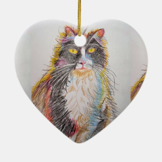 Tuxedo Chat Noir Aimer Vous Femmes Nom Décoration (Dos)