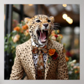 Tuxedo Chat Roar Cheetah Impression (Devant)