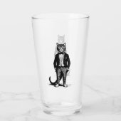 Tuxedo Classy Cat Glas (Achterkant)
