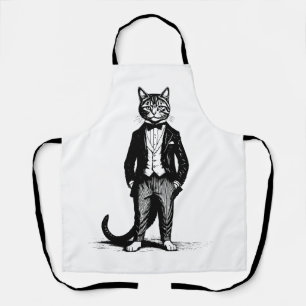 Tuxedo Classy Cat Schort