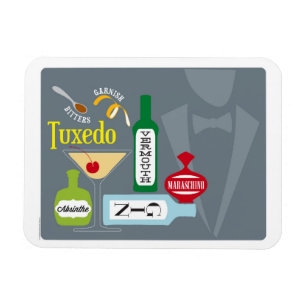 Tuxedo Cocktail Magneet