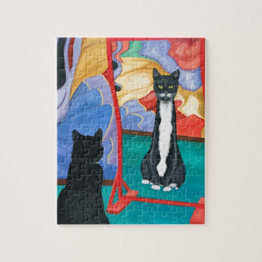 Tuxedo Fun House Cats Legpuzzel (Verticaal)