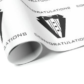 Tuxedo, gefeliciteerd cadeaupapier (Rol Hoek)