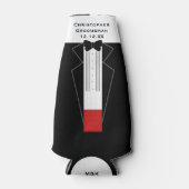 Tuxedo Groomsman Mariage Glacière de bouteille (Devant)