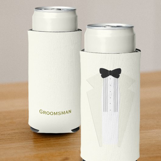 Tuxedo Groomsmen Wedding Koelbox