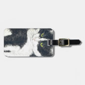 Tuxedo-kat Bagagelabel (Voorkant horizontaal)