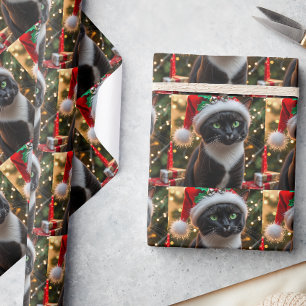 Tuxedo kat cadeaupapier