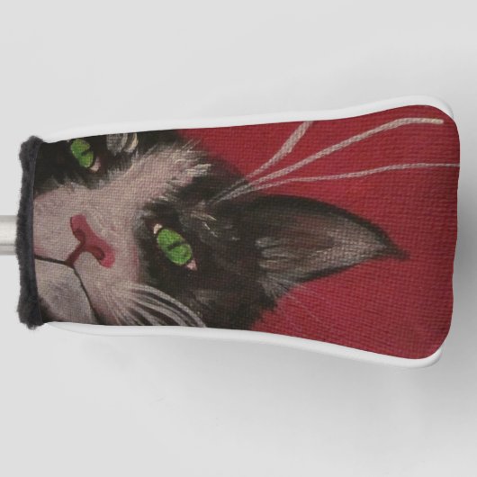 tuxedo kat golfkafdekking golfheadcover (Voorkant)