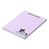 Tuxedo Kat Hond Bowl Notitieblok (Gedraaid)