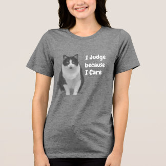Tuxedo kat I Oordeel Tri-Blend Shirt
