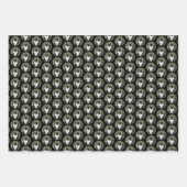 Tuxedo Kat In Venster Schilderen Originele Dierenk Inpakpapier Vel (Voorkant 3)