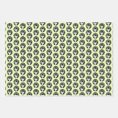 Tuxedo Kat In Venster Schilderen Originele Dierenk Inpakpapier Vel (Voorkant)