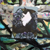 Tuxedo kat kunst briefkaart