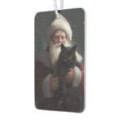 Tuxedo Kat Met Sinterklaas Feestelijke Kerstmis Luchtverfrisser (Links)