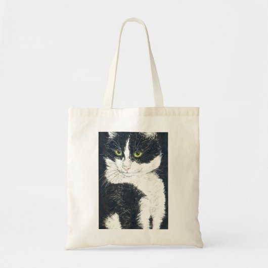 Tuxedo-kat Tote Bag (Voorkant)