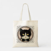 Tuxedo Kat   Tote Bag (Achterkant)