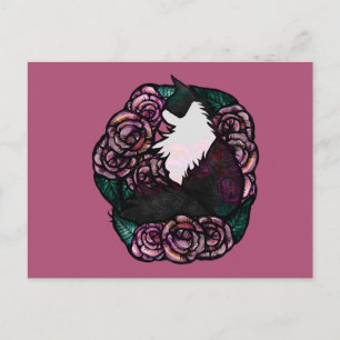 Tuxedo Kat Zwarte en witte poesjes Briefkaart