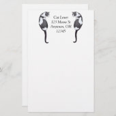  Tuxedo Katten Briefpapier (Voorkant / Achterkant)