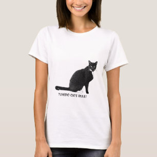 Tuxedo-katten regeren! t-shirt