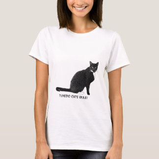 Tuxedo-katten regeren! t-shirt