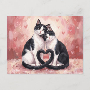 Tuxedo katten Valentijnsdag Briefkaart