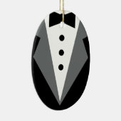 Tuxedo Keramisch Ornament (Rechts)