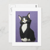 Tuxedo Kitten Briefkaart (Voorkant / Achterkant)