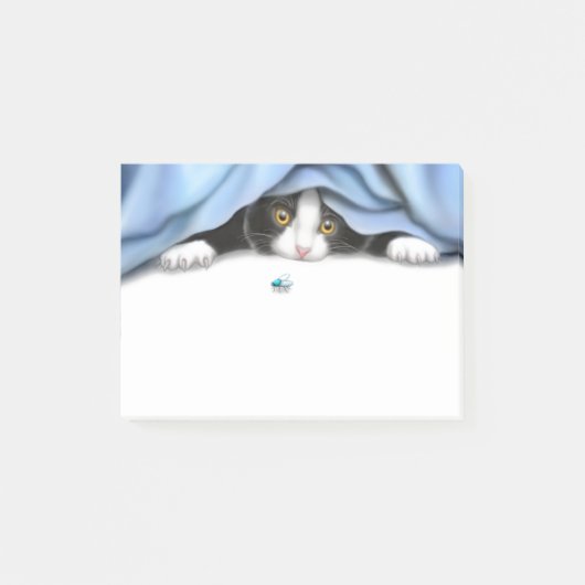 Tuxedo Kitten Bug Hunter Post-it Notes (Voorkant)