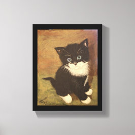 Tuxedo Kitten Canvas Afdruk