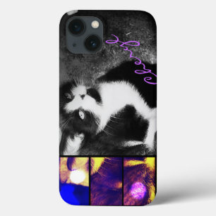 Tuxedo Kitten Foto Kunst iPad Air-draagtas iPhone 13 Hoesje