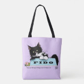 Tuxedo Kitten Hondenkom Draagtas (Achterkant)