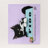 Tuxedo Kitten Hondenkom Legpuzzel (Verticaal)