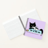 Tuxedo Kitten Hondenkom Notitieboek (Binnen)