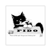 Tuxedo Kitten Hondenkom Rubberstempel (Afrduk)