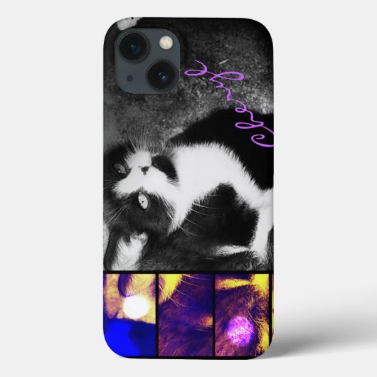 Tuxedo Kitten Photo Art iPad-draagtas *Persoonlijk Case-Mate iPhone Case (Achterkant)