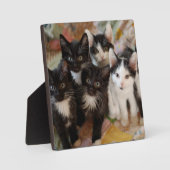 Tuxedo Kittens Fotoplaat (Voorkant)