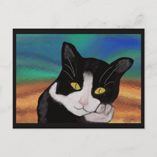Tuxedo les cartes postales de chat (Devant)