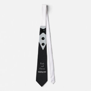 "Tuxedo Look" Cravate Mariage de Groom