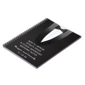Tuxedo Man van het Notitieboek van het Honor Weddi (Linkerzijde)