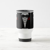 Tuxedo met Bow Stropdas Monogram Reisbeker (Center)