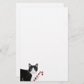 Tuxedo met kerstmis briefpapier (Voorkant / Achterkant)