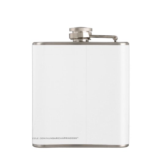 Tuxedo met Stropdas van regenboogbogen Heupfles (Achterkant)