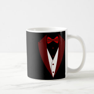 Tuxedo Met Vlinderdas Grappig - Halloween Bruidego Koffiemok
