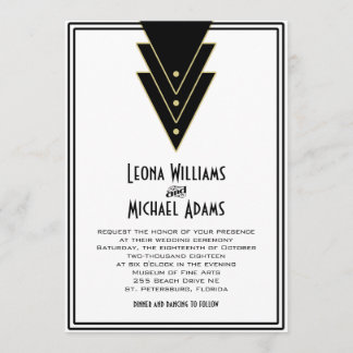 Tuxedo Modern Art Deco Kaart