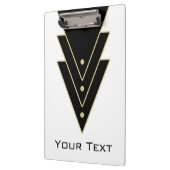 Tuxedo Modern Art Deco Klembord (Links)