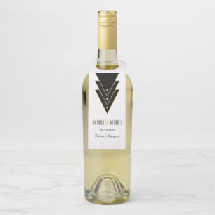 Tuxedo Modern Art Deco-viering Flessenhanger