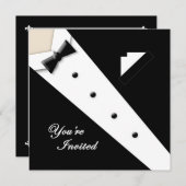 TUXEDO MULTI BUT INVITATION - (Devant / Derrière)