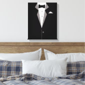 Tuxedo pak Art Canvas Print (Insitu (Slaapkamer))